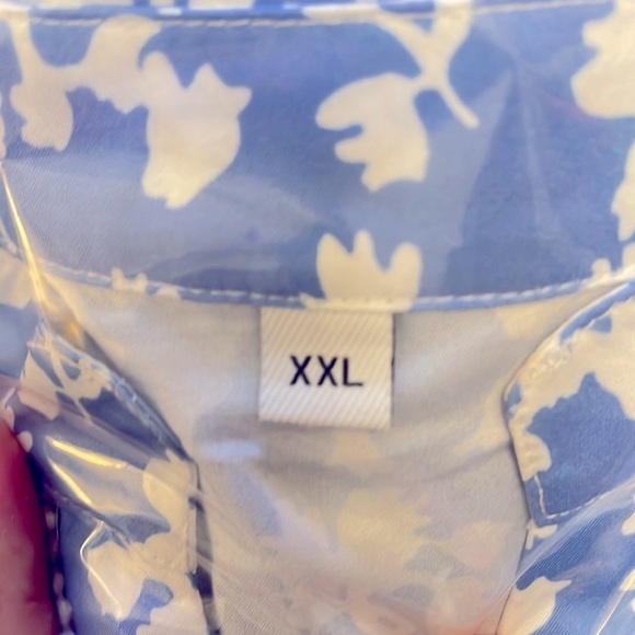 Made with ❤️ Blue Size XXL Printed Knee Length Tunic Dress - Picture 13 of 13